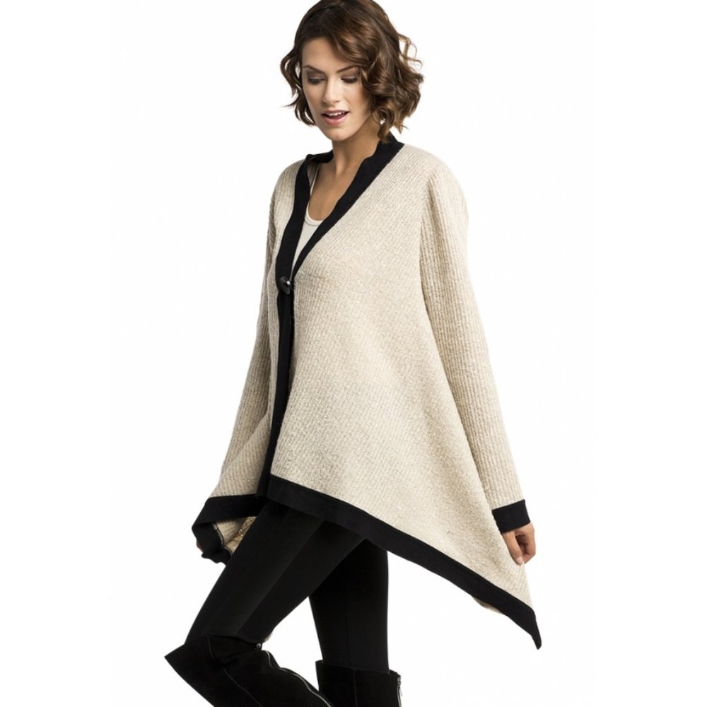 Marisa Kenson Roomy knit sweater cardigan NEW